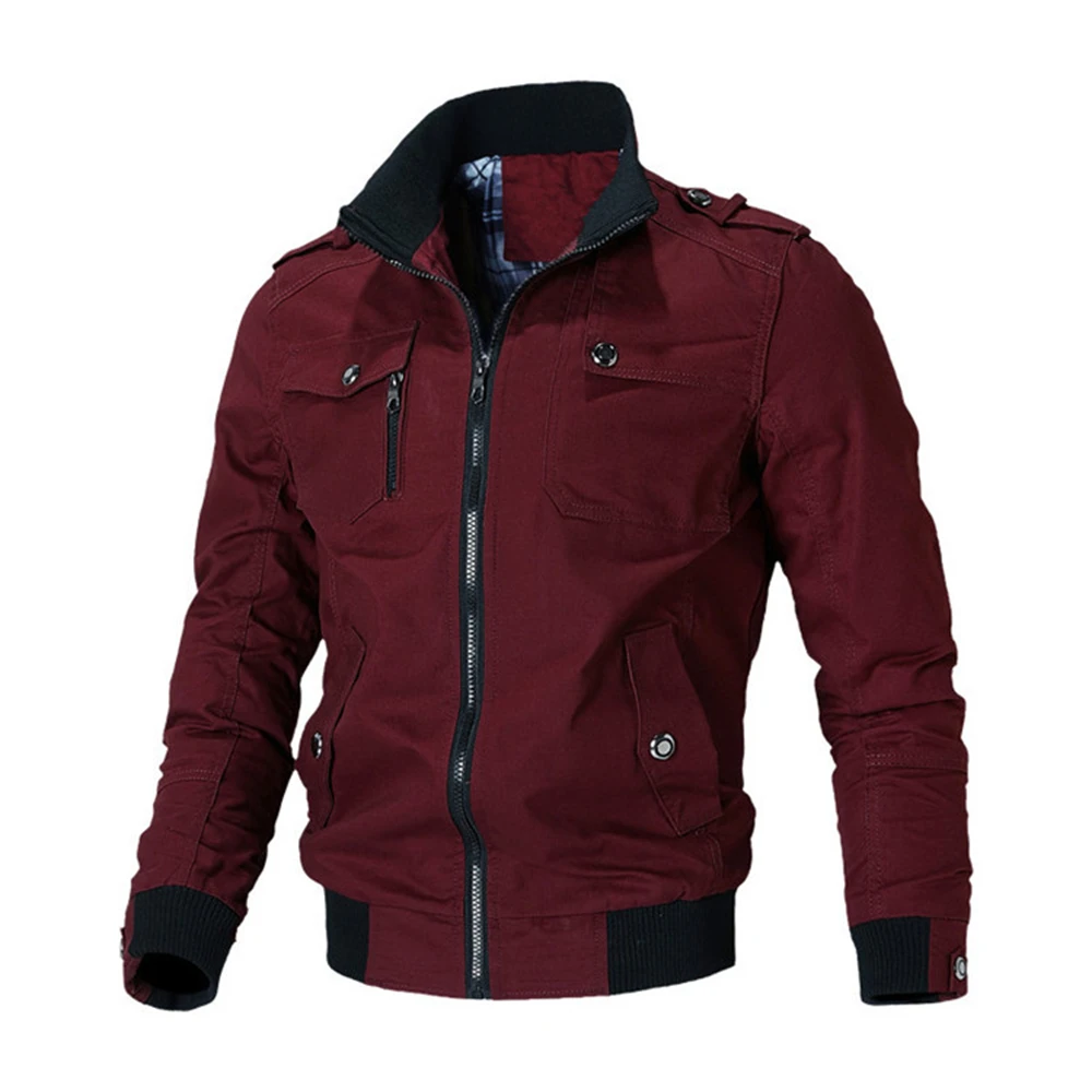 

Bomber Casual Fashion Jacket Men Spring Autumn Army Military Jackets 2022 Mens Coats Male Outerwear Windbreaker Brand Clothing