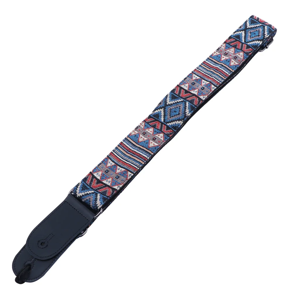 

1pc Stylish Guitar Strap Acoustic Guitars Strap Leather Denim Guitar Strap