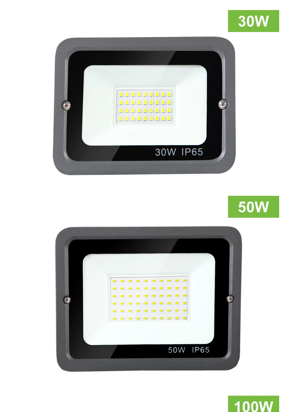 10W 50W 100W 200W 300W Светодиодный прожектор светильник водонепроницаемый ip65 уличный светильник s потока СИД светильник на открытом воздухе Точечный светильник сада ландшафтный светильник Инж