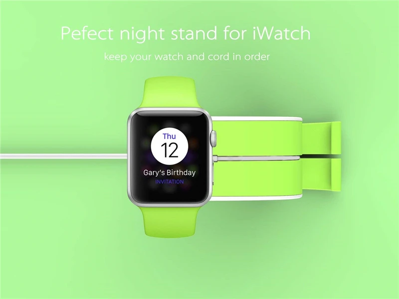 Зарядная док-станция 2 в 1 для смарт-часов Apple Watch 4 3 силиконовый держатель IPhone XR XS Max