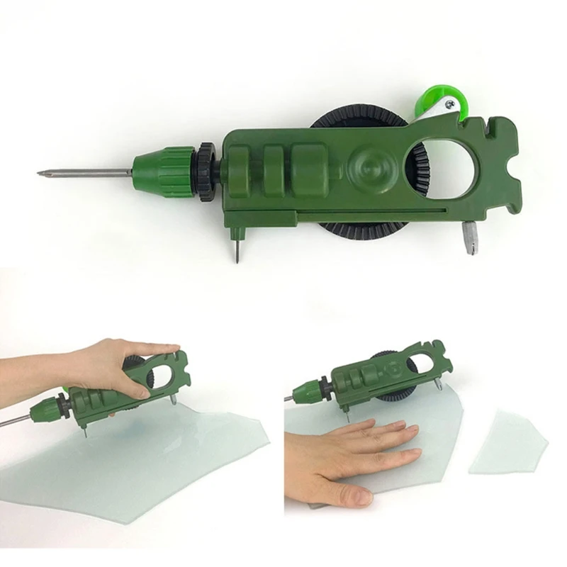 

Multifunctional Professional Glass Cutting Machine Glass Drilling Tool Scissor Grinder DIY Tool for Home DIY Use