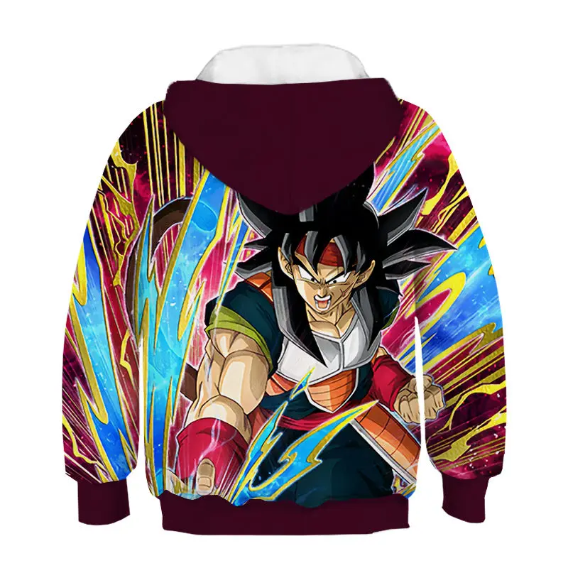 Японское аниме Dragon Ball Z Son Goku детские толстовки с 3D принтом Harajuku детские повседневные толстовки для мальчиков и девочек