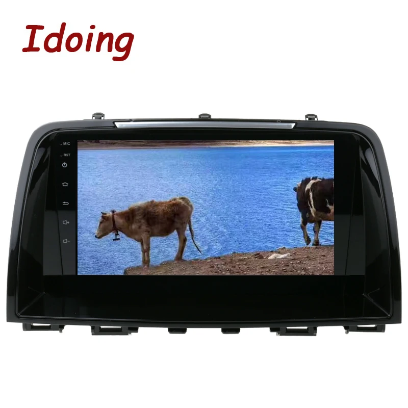 Автомобильный мультимедийный плеер Idoing 9 &quotIPS 2.5D 4 Гб + 64 ГБ 1Din Android радио GPS для Mazda
