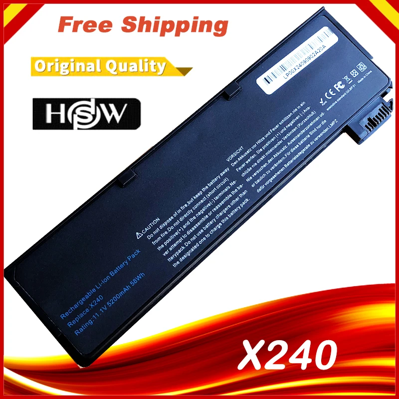 Аккумулятор для ноутбука Lenovo ThinkPad X240 X250 T440 T440s T450s K2450 45N1124 45N1125 45N1126 6 ячеек