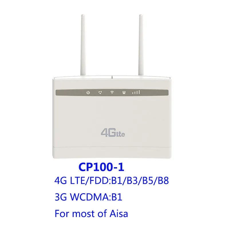 CP100-1 TIANJIE 4G LTE CPE маршрутизатор модем CAT4 Wifi точка доступа 4G LTE FDD lan порты и слот для sim-карты с 2 SMA разъем внешние антенны - Цвет: CP100-1