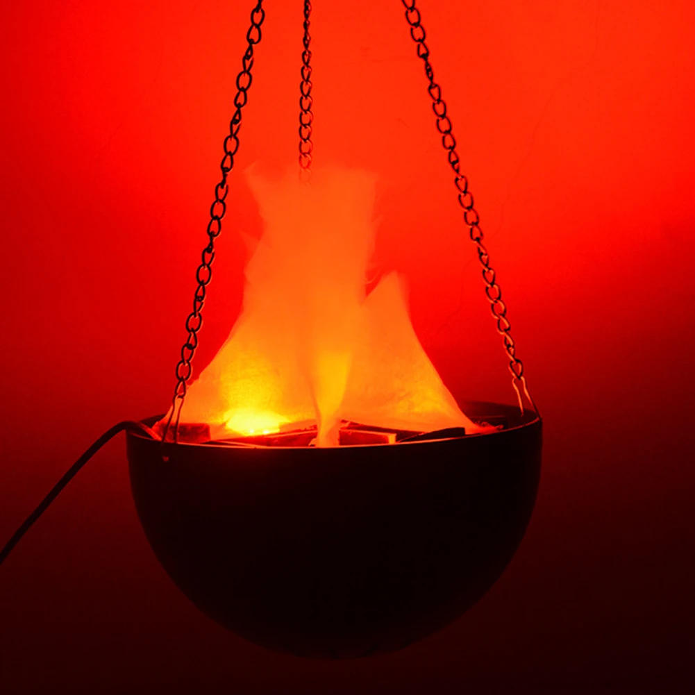 

Decoration Flame Electronic Props Hanging UV Halloween Simulation Brazier