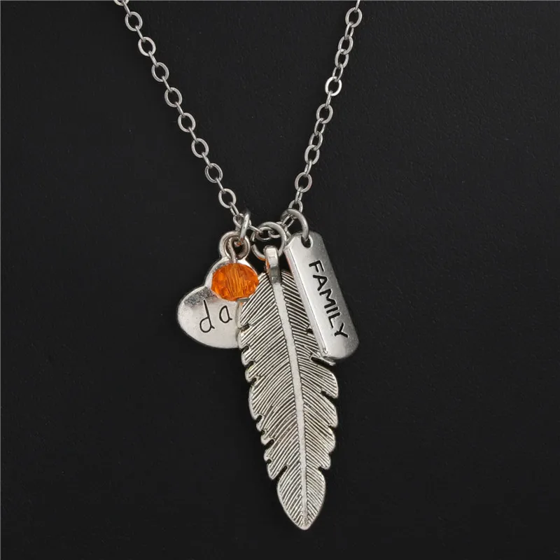 1 шт. семейные ювелирные изделия подвеска в форме сердца для мамы папы сына и