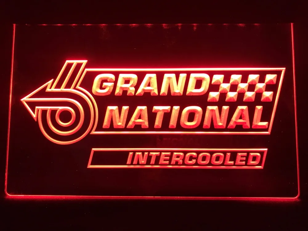 R068 BUICK GRAND NATIONAL beer bar pub club светодиодные неоновые световые знаки|Таблички и знаки| |