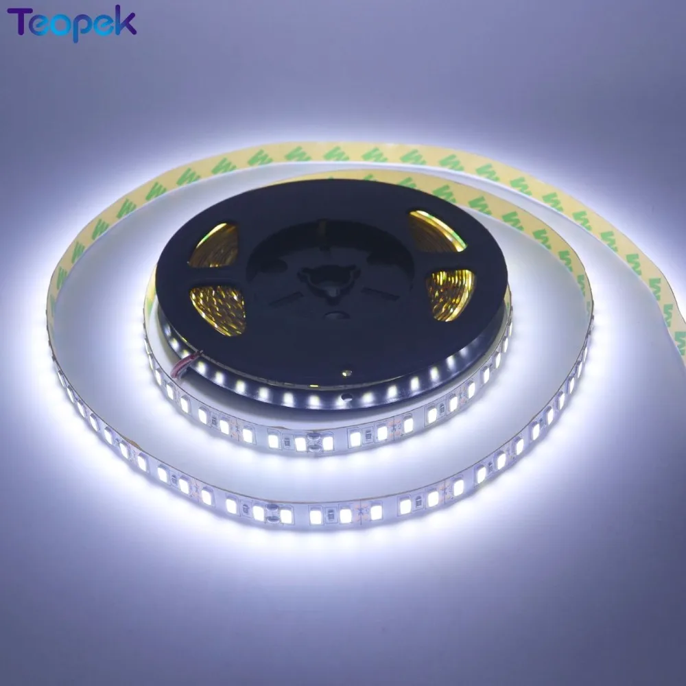 5 м 5630 Светодиодная лента 120 LED/m IP20/IP67 водонепроницаемая 12 В гибкая светодиодная 600