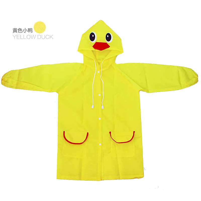 

1PC Cartoon Animal Style Waterproof Kids Raincoat For Children Rain Coat Rainwear/Rainsuit Student Poncho Fast delivery