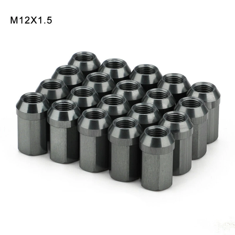 M12X1.5 колесные гайки алюминиевые болты 32 4x17мм 7075-T6 Титан 20 шт | Автомобили и
