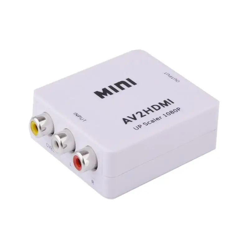 Преобразователь компонентов Hdmi в Rca Av Cvbs скалер 1080p видео адаптер для мониторного