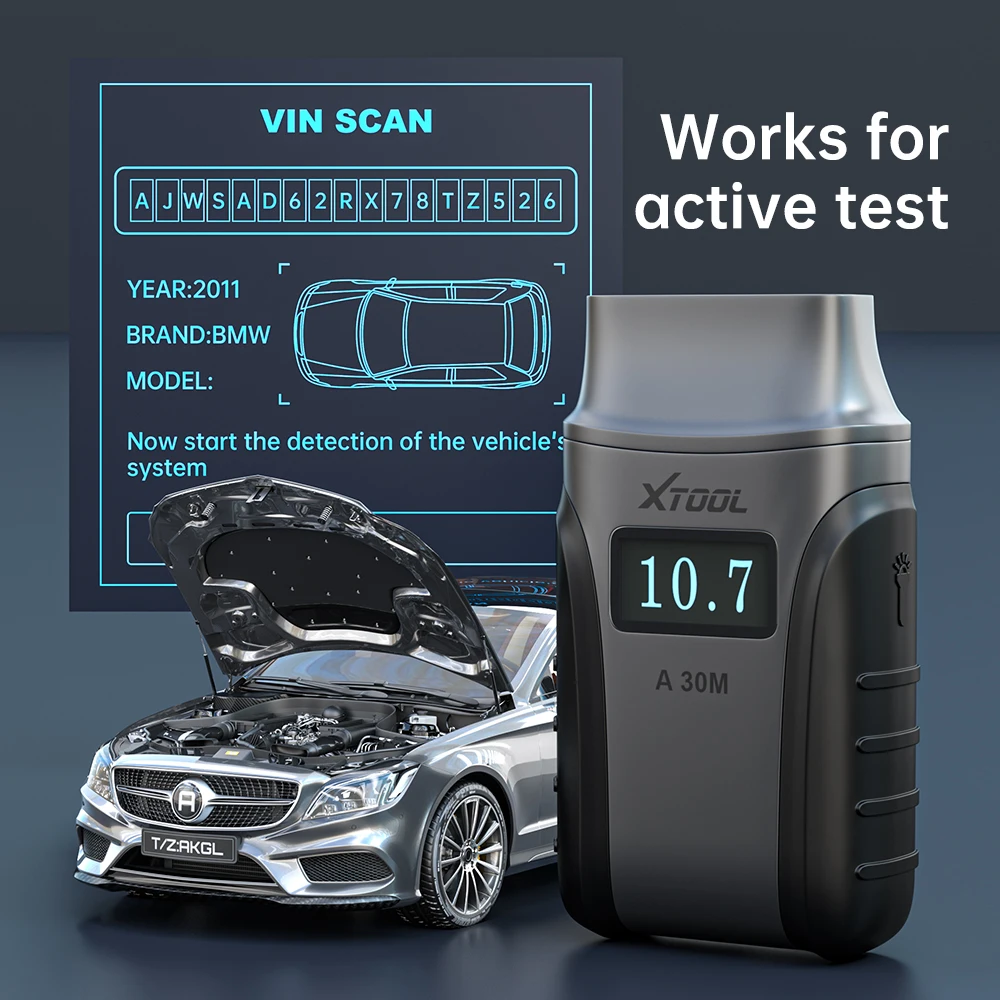 Автомобильный диагностический сканер XTOOL A30M OBD2 с 21 видами специальных функций