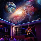 На заказ любой размер обои современные звездное небо Млечный Путь планеты Зенит росписи гостиной отеля KTV Декор Papel де Parede 3 D