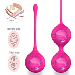 Vaginal Balls Kegel Exerciser Vibrating Egg Silicone Ben Wa Balls G Spot Vibrator Vagina Weights Erotic Toys For Women Love Egg