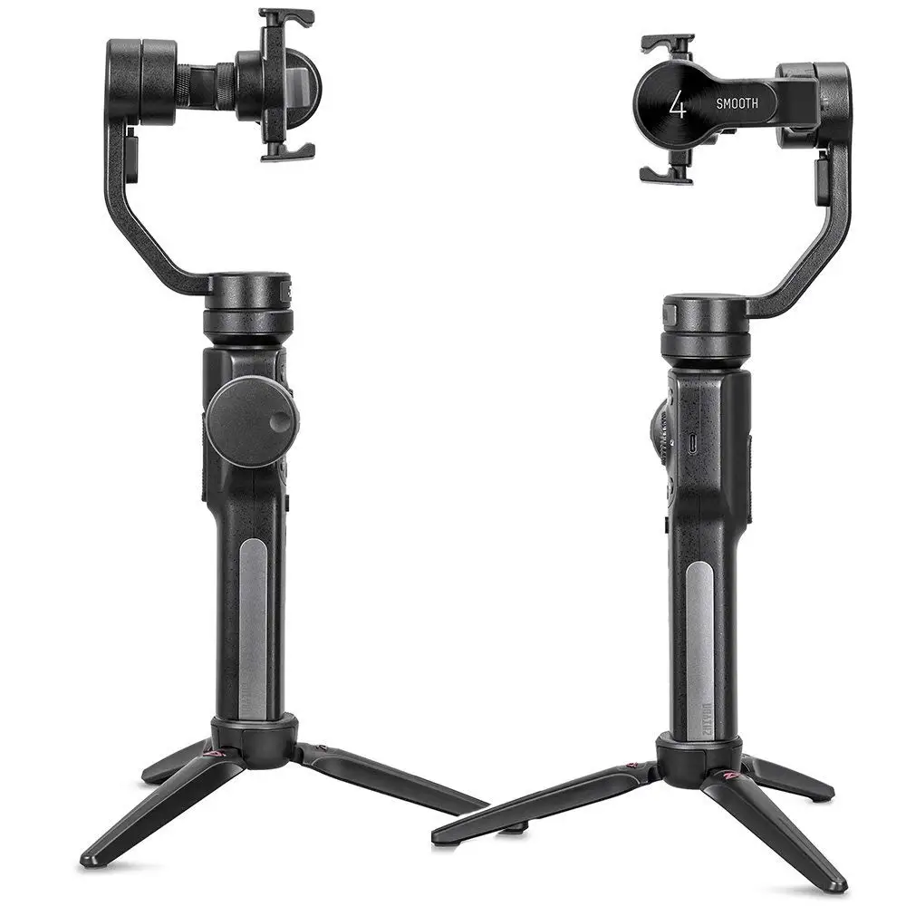 Zhiyun Smooth 4 Q 3 осевой ручной карданный стабилизатор для смартфона w / Focus Pull & Zoom