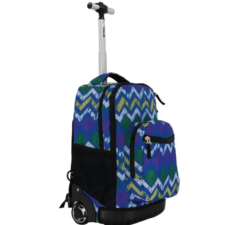 2019 новая Студенческая сумка чемодан на колесиках рюкзак Начальная школа