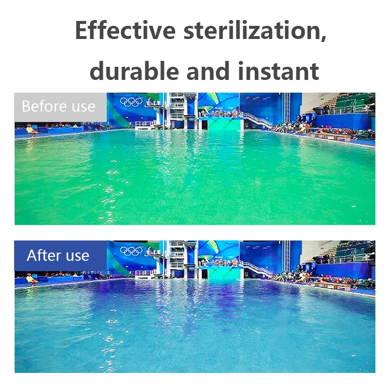 Swimming Pool Algae Repellent Agent Disinfection Aquarium Cleaning Effervescent Tablets Fish pond algae removal 50pcs | Дом и сад