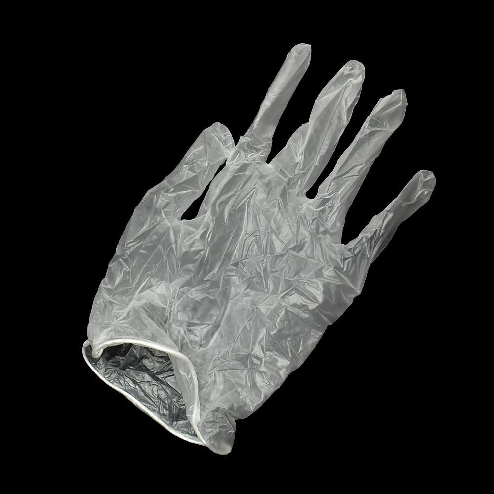 

10 Pairs/Set Powder Free Disposable Kitchen Beauty Lab Gloves Latex Vinyl or Nitrile Multi Purpose PVC Transparent Rubber Gloves