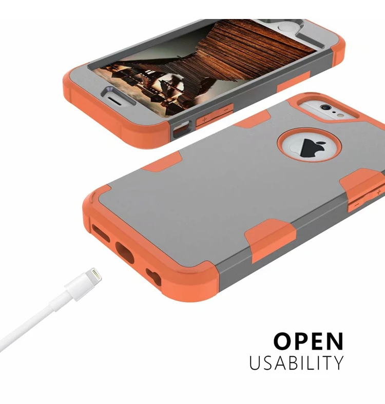Для iPhone 6S/6 4," гибридный противоударный защитный резиновый силиконовый чехол для задней панели 7 8 Plus X Xs чехол