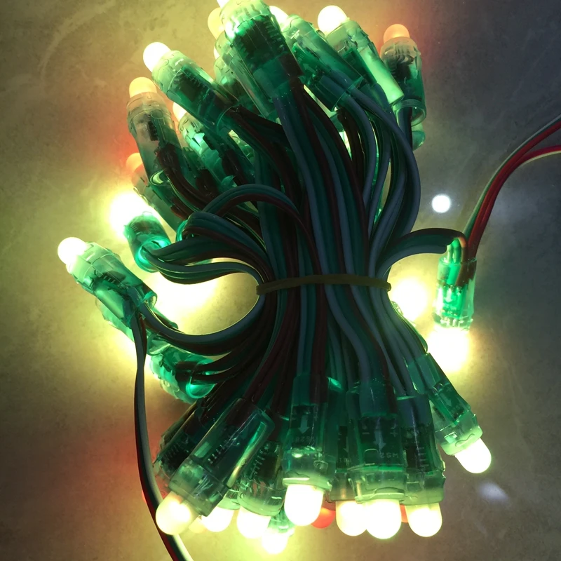 1000 шт. DC5V 12V WS2811 IC RGB светодиодный модуль гисветильник ды 12 мм полноцветный IP68