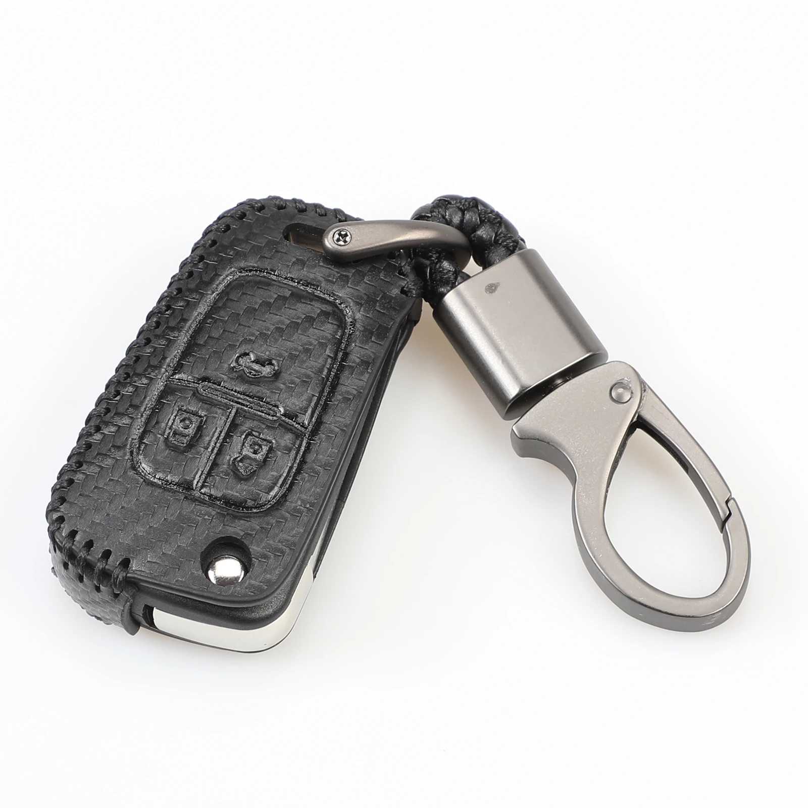 

Kutery 10pcs 3 Butttons Leather Car Remote Key Case For Chevrolet Cruze Aveo Trax Buick Opel Astra Corsa Meriva Zafira Antara J