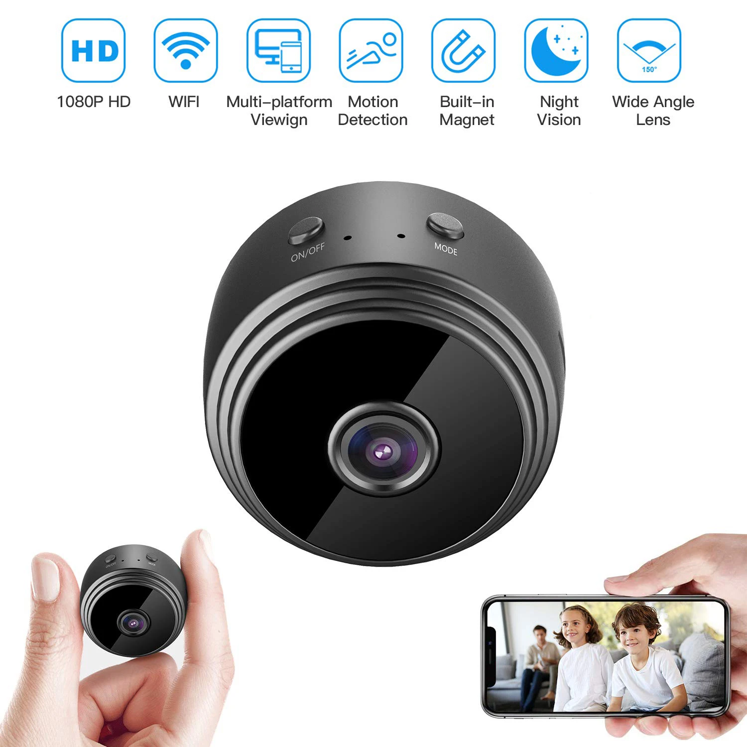 A9 Wifi мини ip камера открытая ночная версия микро видеокамера диктофон HD