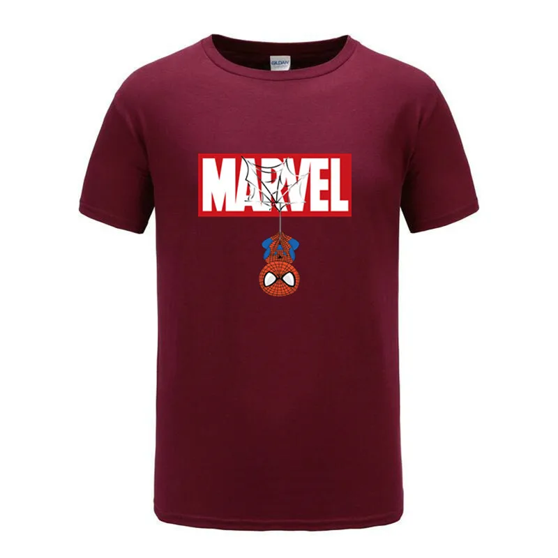 Мужская компрессионная футболка с коротким рукавом и принтом Железного