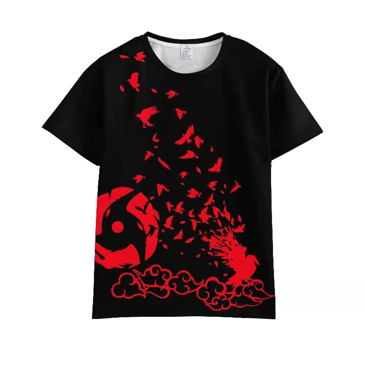 

CCZXLY short sleeve Harajuku animation Hoodie loose casual fashion short sleeve