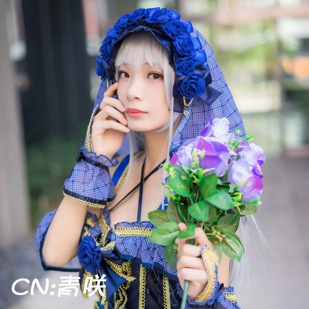 Костюм для косплея аниме взгляд! Minato Yukina Roselia 4-й одиночный 「 ONENESS 」 платья