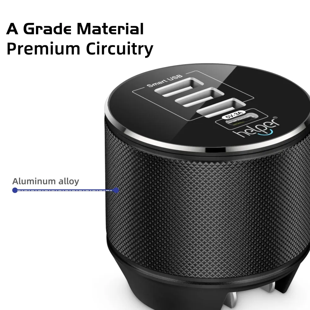 usb c 4 port usb charger with eu uk au travel plug for iphone android like galaxy s6 s7 s9 iphone 6s 7 plus xiaomi and more free global shipping