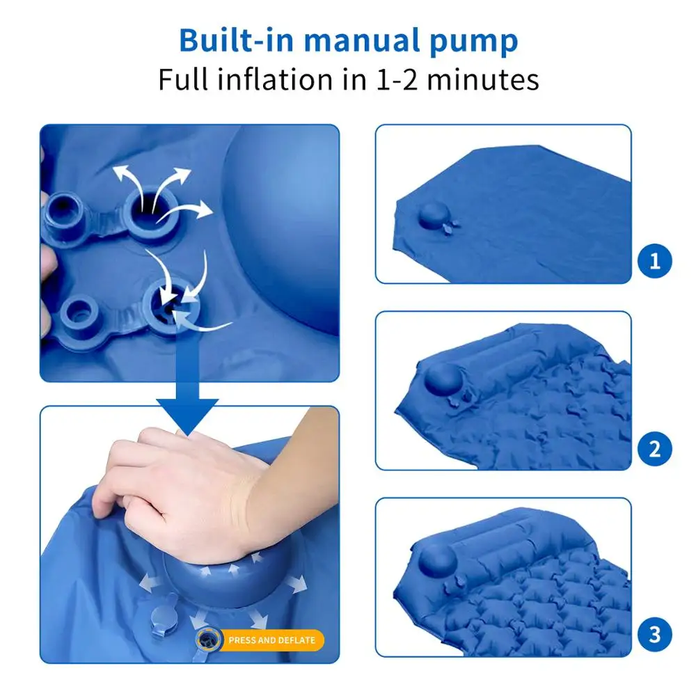 Ручной насос для Портативный Самонадувающийся спальный коврик