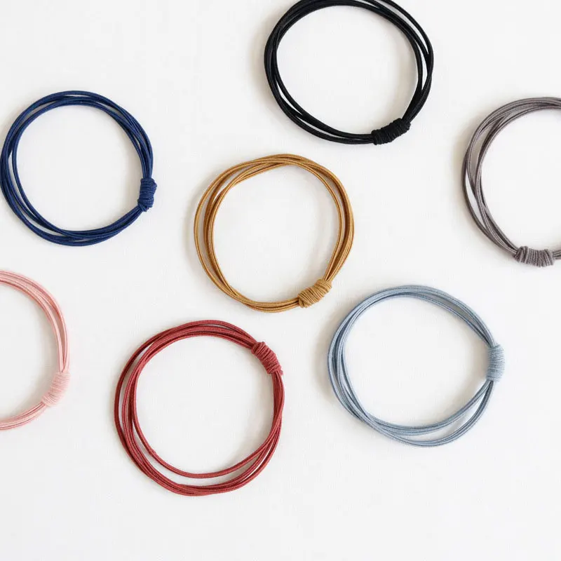 Эластичные резинки с узлом 4 в 1 аксессуары для волос женщин простые детские