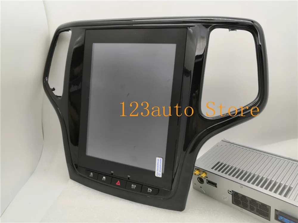 10,4 ''Tesla стиль Android 8,1 автомобильный dvd-плеер gps навигация для JEEP Grand Cherokee 2012- стерео радио CARPLAY ips PX6 HDMI