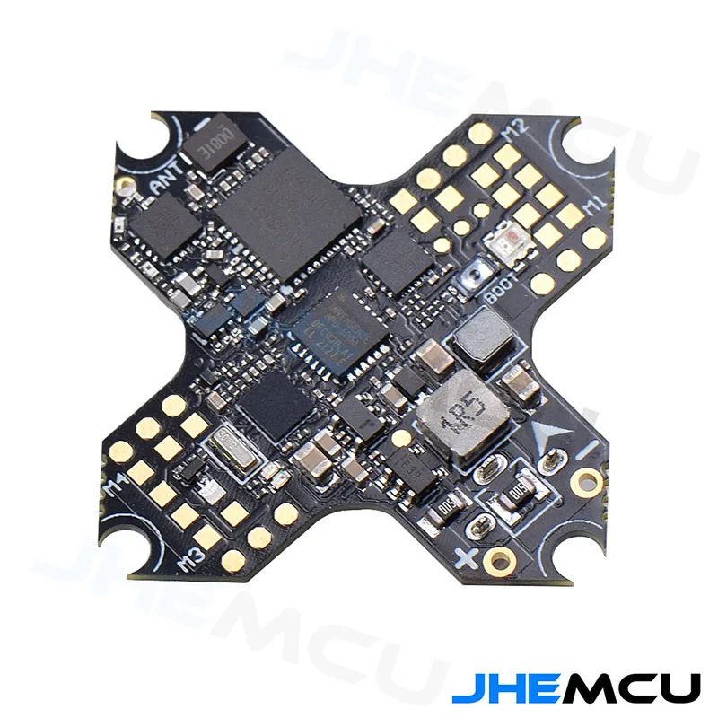 JHEMCU-CONTROLADOR DE VUELO GSF411A MPU6000 F411, blheli 5A, 4 en 1, ESC, 5,8G, 40CH, 200mW, AIO 1-2S, 25,5x25,5mm, para Drones FPV, piezas DIY-1