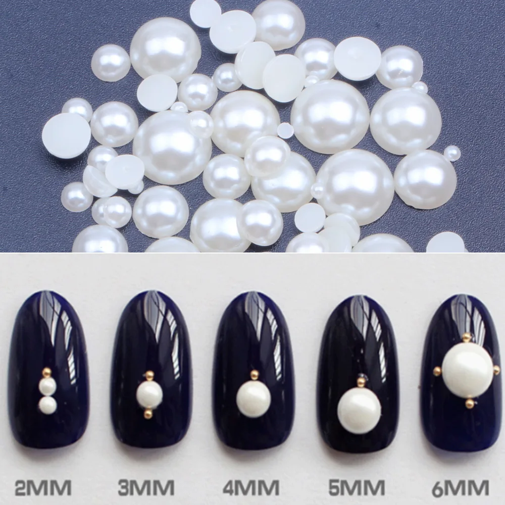 2-10 мм) бусины типа жемчужины перламутровый цвет Тип жемчужные стразы горячей