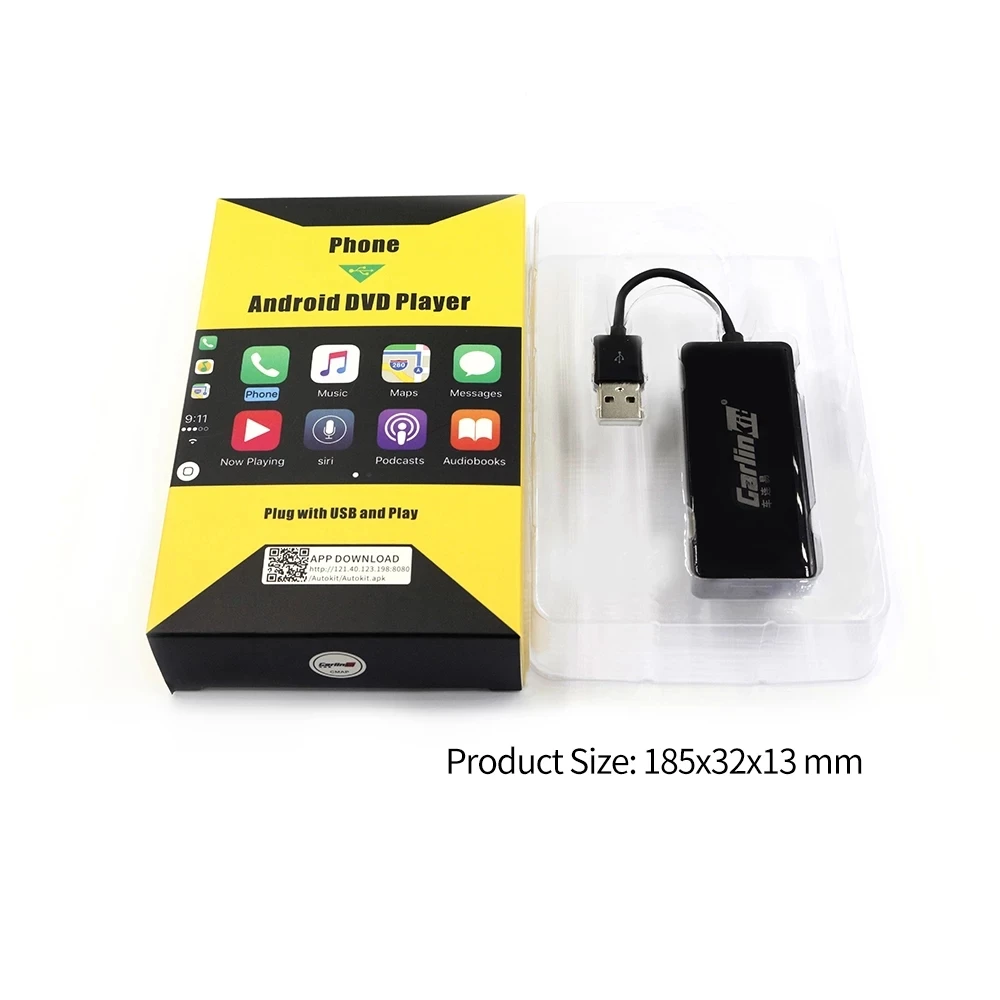 

Carlinkit Apple Carplay USB Wired Carplay Android Auto Dongle For Android Car Navigation Player Smart Mirrolink Car play Radio