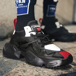 Туфли мужские на платформе, классические дизайнерские лоферы, Роскошная прогулочная обувь, водонепроницаемая Уличная обувь, лето