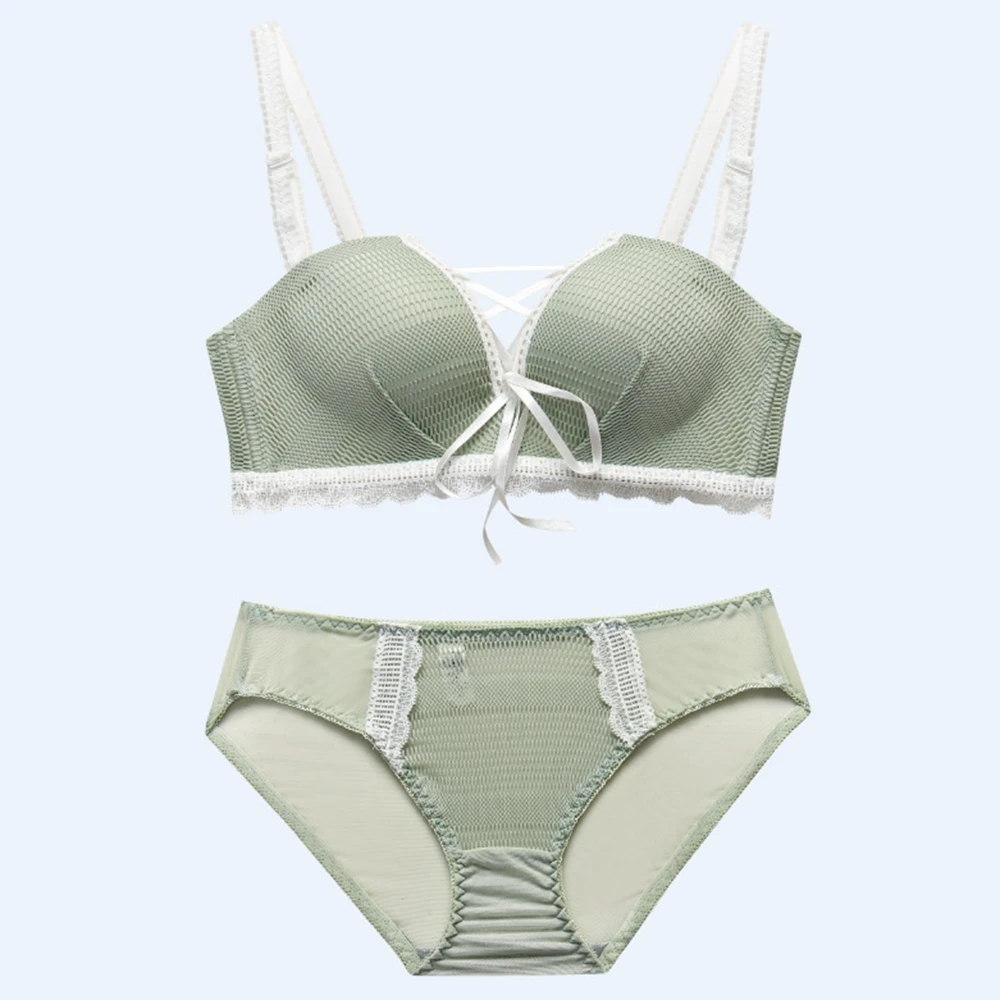 2019 Новое Женское нижнее белье бюстгальтер трусы комплект для девочек подростков
