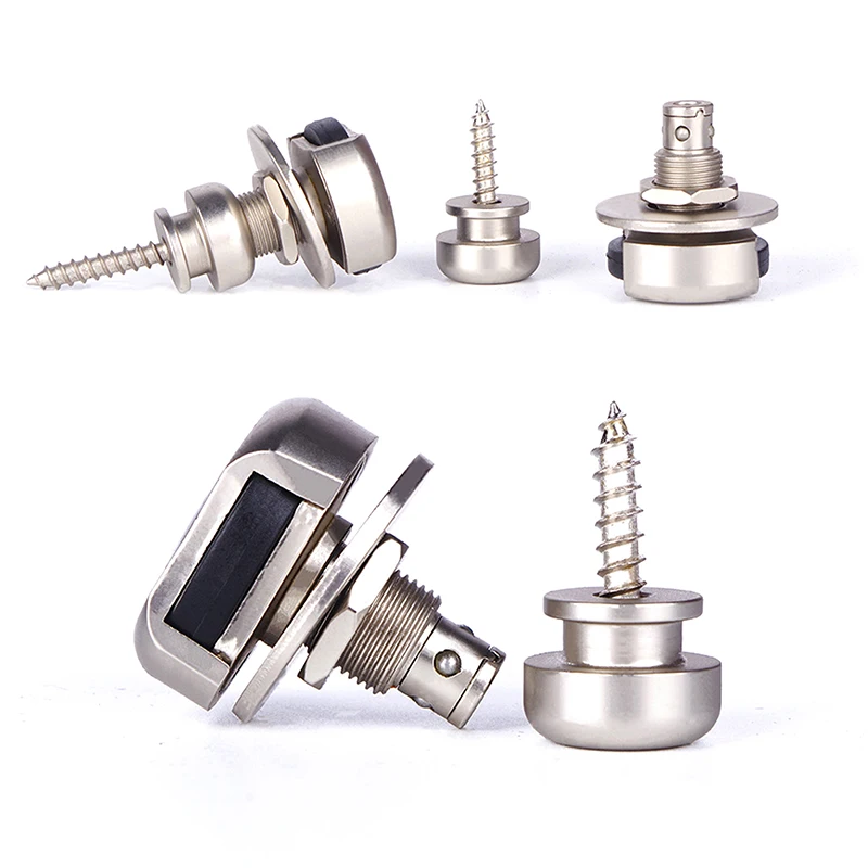 

2PCS Guitar Strap Buckle Lock Button Non-Slip Electric Guitar Zinc Alloy Guitar