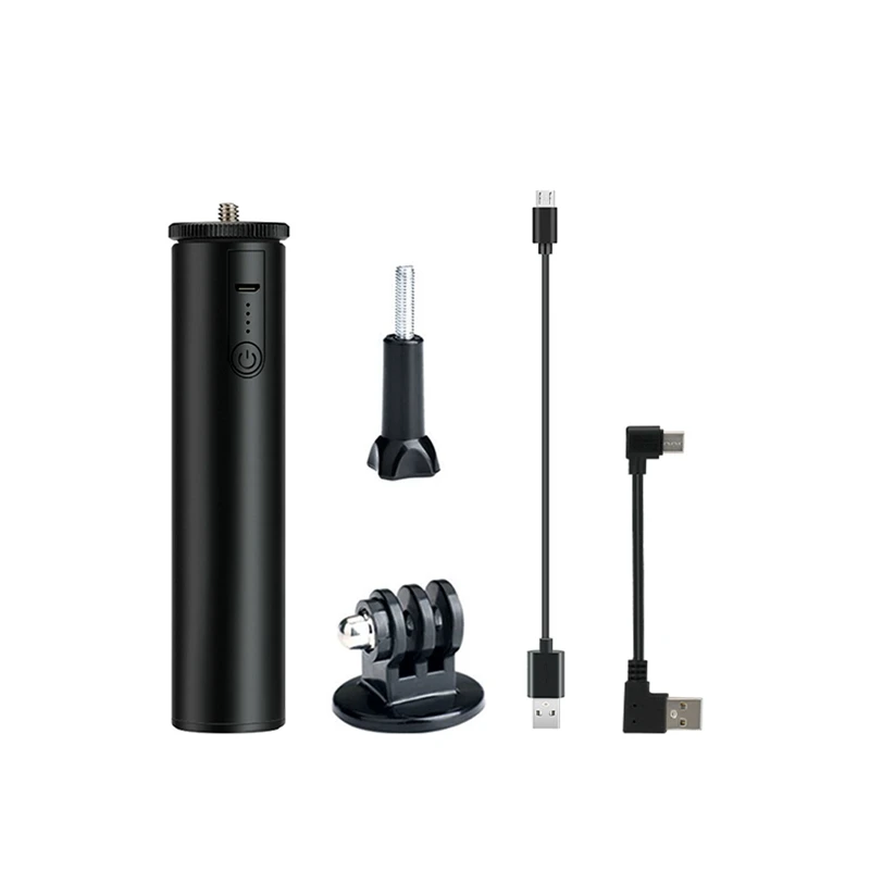 

FULL-Camera Charger Mobile Power Charging Bank Handle Selfie Stick Holder for Dji Osmo Pocket 2 / Osmo Pocket / Action Camera