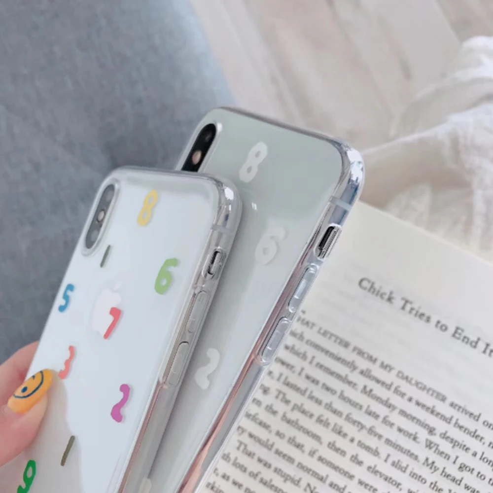 

For iPhone 11Pro 11 pro Max XS Max XR Mobile Phone Case Lovely Colorful Graffiti Protective Case for iPhone 7 8 6s 6 Plus