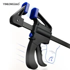 Новый стиль 4 дюйма Деревообработка F Зажим Жесткая рукоятка Быстрый Ratchet выпуск DIY Плотницкие ручные тиски инструмент 234 шт.