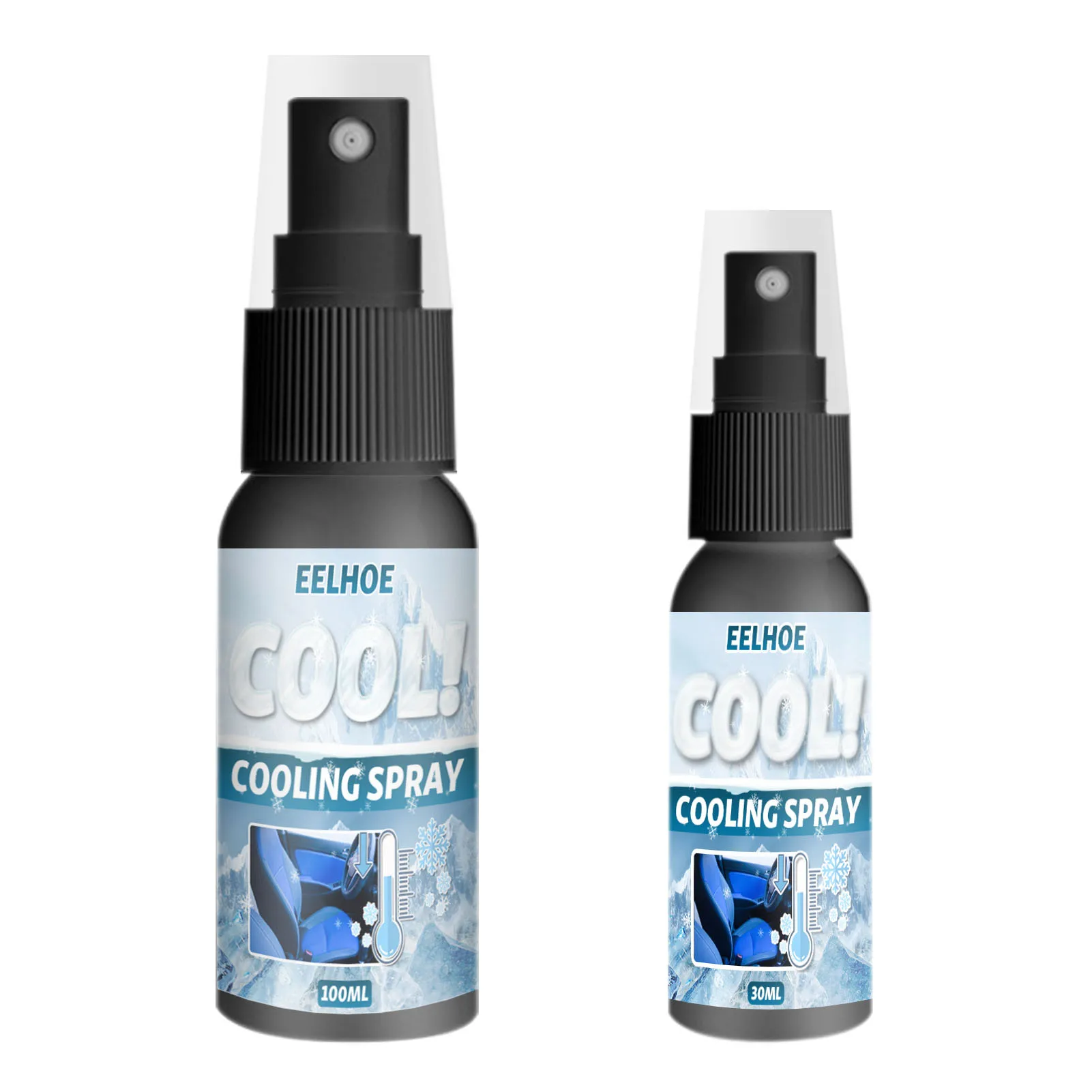 

Уличный охлаждающий спрей 30/100 мл, освежающий корпус одежды, охлаждающий спрей с горячим охлаждением, спрей для быстрого охлаждения для авто...