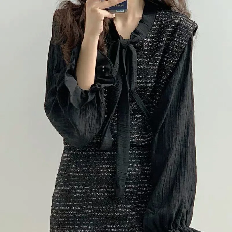 

Autumn Style Elegant Salty Sweet Vest Suit Female Xiaoxiang Socialite Style Skirt Two-piece Set Rac
