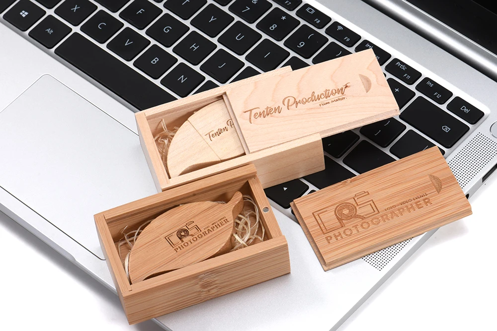 JASTER USB 3,0 флэш-накопитель с листом+ деревянная коробка для хранения USB ручка-накопитель карта памяти 4G 8G 16GB 32GB 64GB 128GB U диск Рождественский подарок