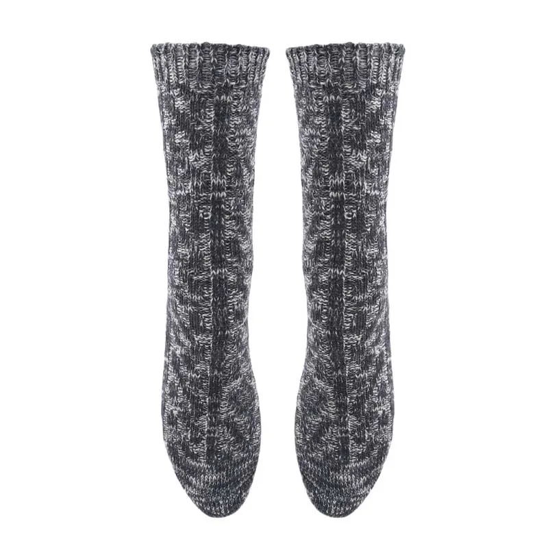 

Autumn Winter Women Soft Snow Knitting Wool Socks Vintage Ladies Warm Thicken Socks Basic Sox Female Sport Socks