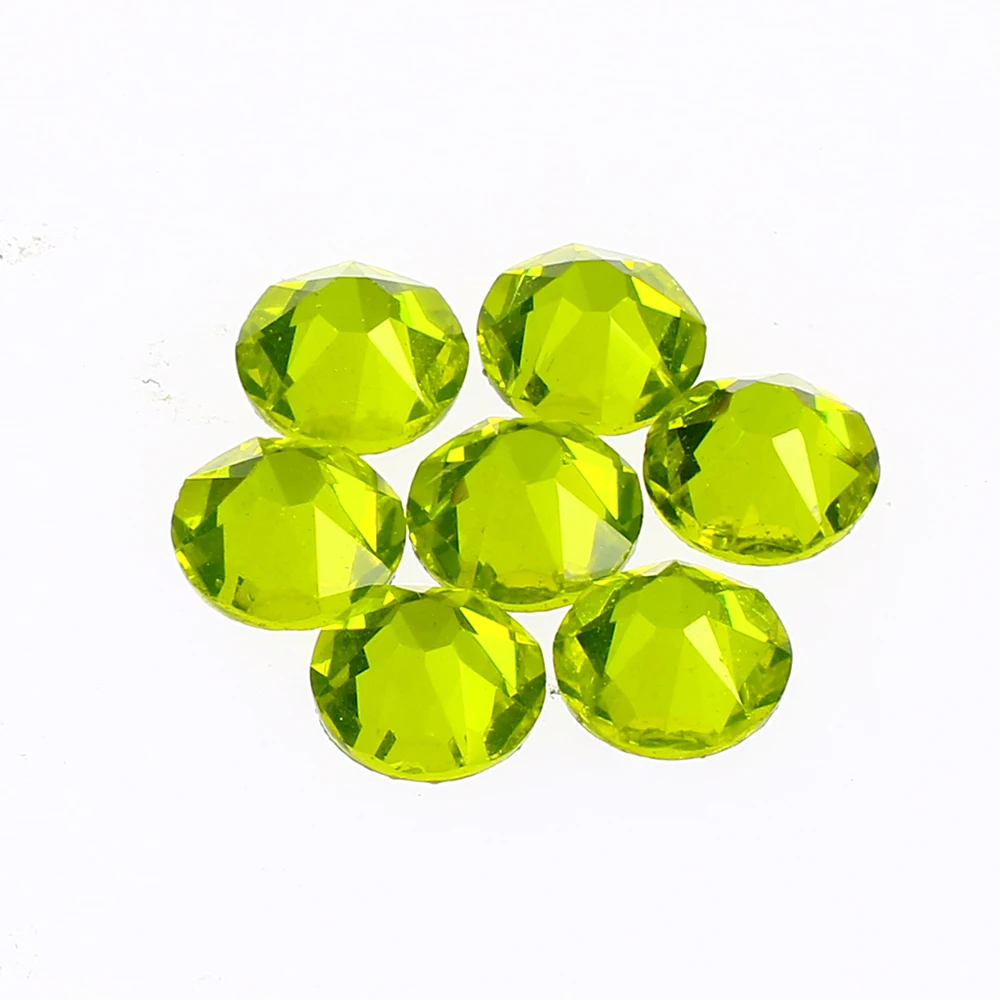 Цитрин Стразы горячей фиксации стразы с плоским основанием для утюга на