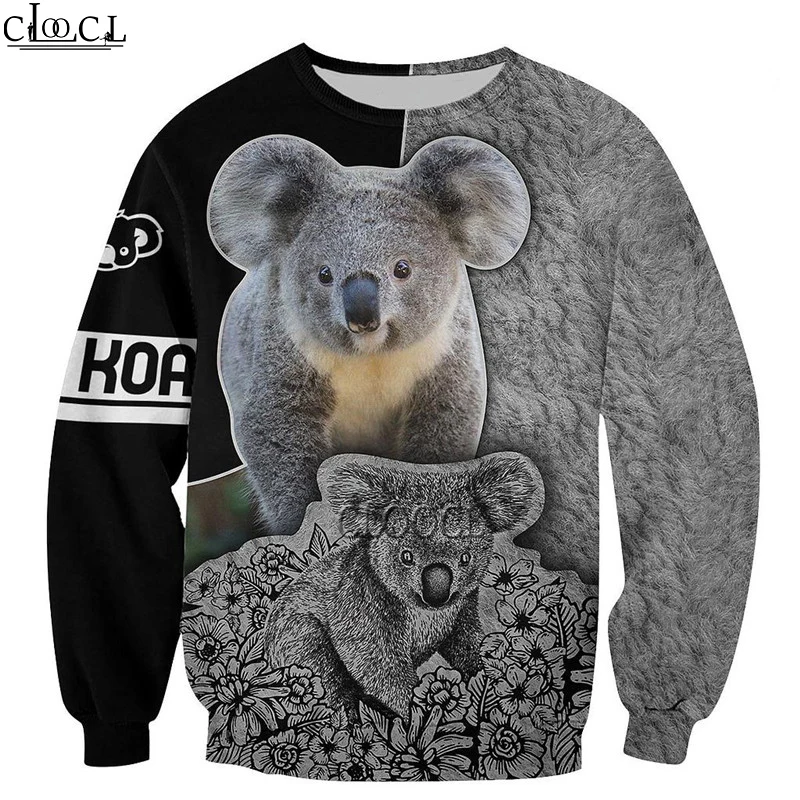

HX Newest Popular Lovely Koala 3D Print Men Women Hoodie Sweatshirts Harajuku Fashion Long Sleeve Tracksuit Tops Drop Shipping