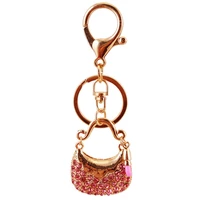 cute women bag keychain cars keyrings lady gifts key rings girls handbag charms keyholder